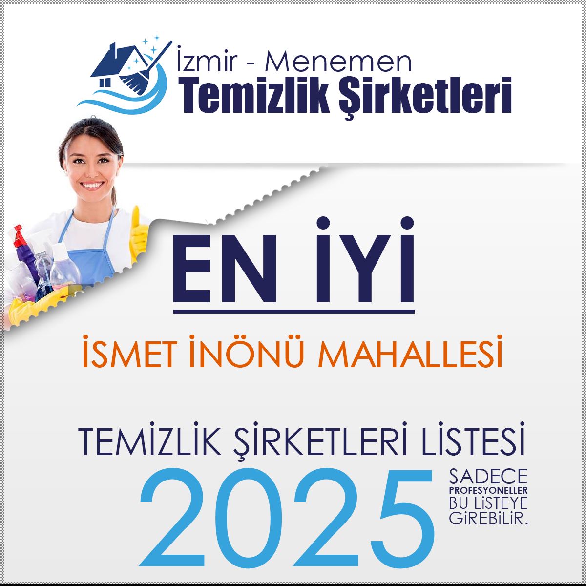 Menemen İsmet İnönü Mahallesi En İyi Temizlik Şirketi
